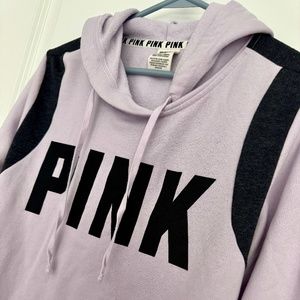 Victorias Secret PINK Med Perfect Hoodie Oversized Light Purple Lavender Hooded